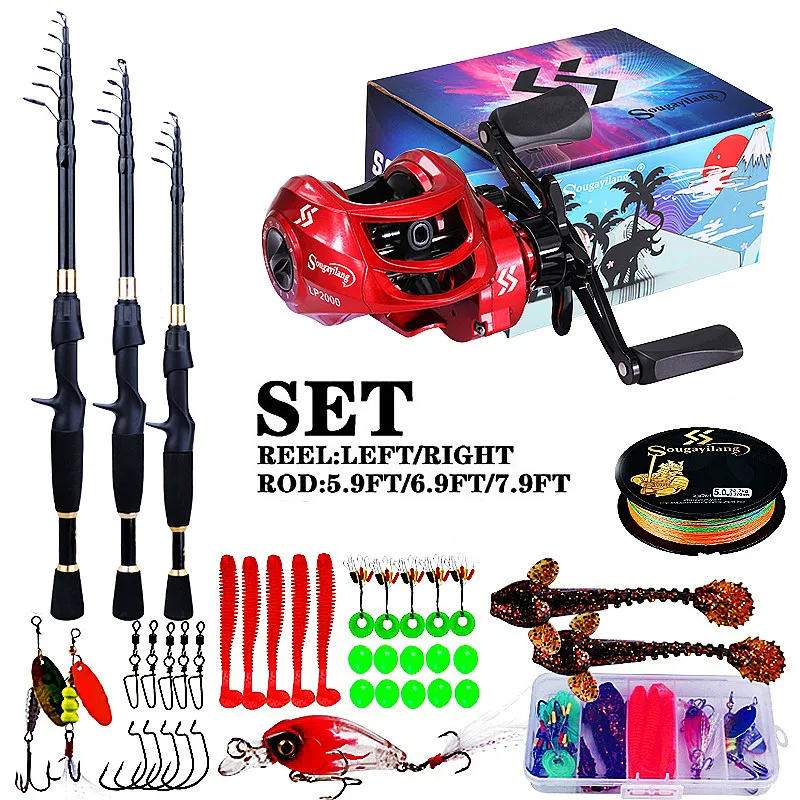 Telescopic Fishing Rod Full Kit