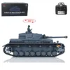 Boys Toys 2.4G HENG LONG 1/16 Scale 7.0 Plastic German Panzer IV F2 RTR RC Tank Ready to Run Panzer Model 3859 TH17395-SMT2 2