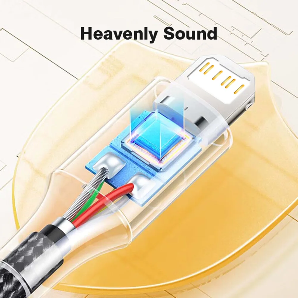 Universal Lightning to 3.5mm Audio Jack Adapter - Headphone and Aux Dongle