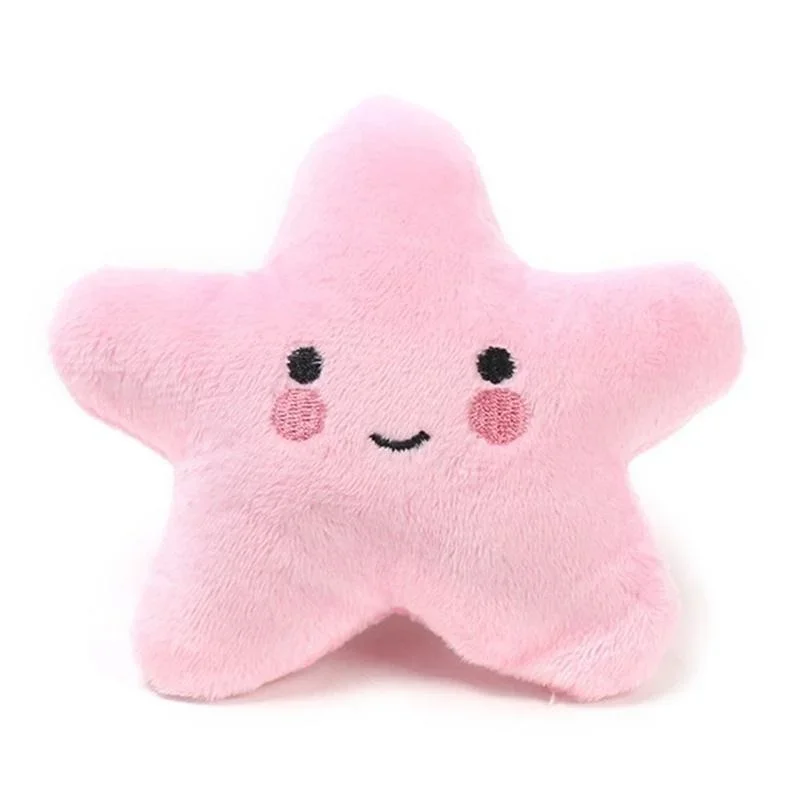 Jouet squeaky étoile en peluche pour chien jouet mignon_voghion.com