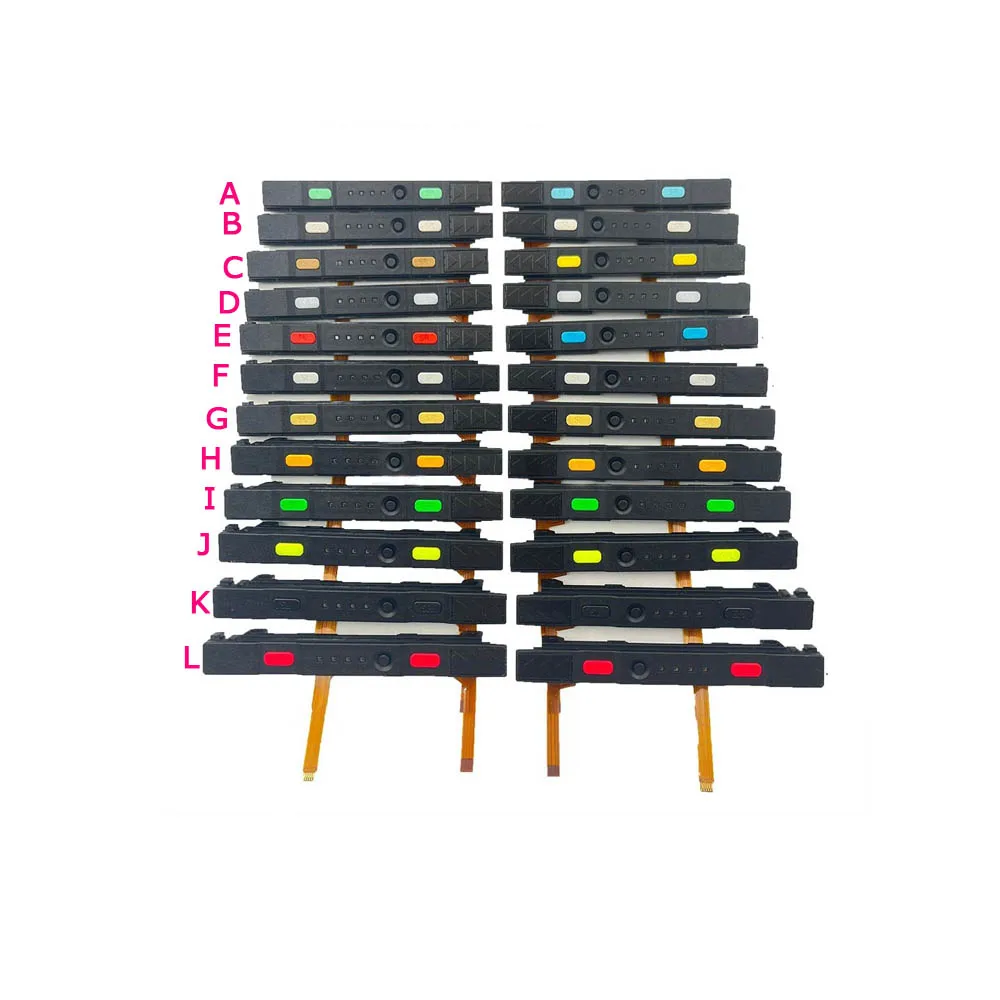 

100Pair Replacement For Joy con Left Right Slider Rail with SL SR button for Switch NS Joycon Controller repair with Flex Cable