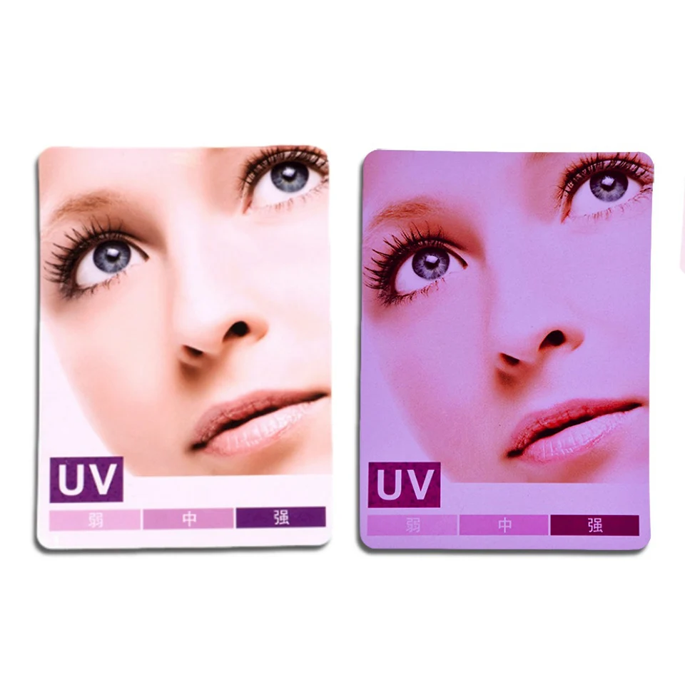 

Upgraded UV Tester UV Sensor UV Quick Test Card Quality Art Paper Made for Women FK-1