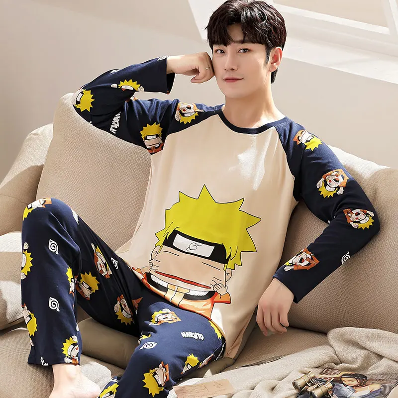 Naruto Akatsuki Pijama Anime Crianças Pijamas Dos Desenhos Animados Kakashi  Plus Veludo Grosso Nuvem Vermelha Mangas Curtas Longas Camisola Quente -  AliExpress