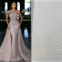 Beaded African Sequins Tulle Lace Fabric 2024 High Quality Lace French Luxury Lace Net Lace Fabric Nigerian For Wedding xZ-325