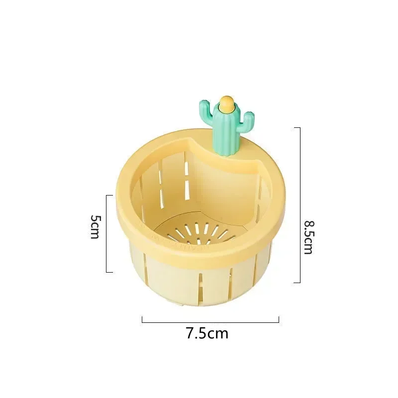 New Anti-clogging Cactus Kitchen Sink Drain Strainer Leakage-proof Food Waste Catcher Plug Filter Basket Sink Drain Kitchen Tool