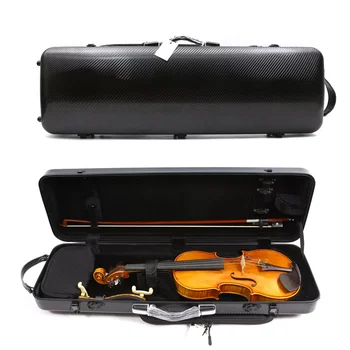 4/4 Size Violin Case Mixed Carbon fiber high strength Violin Box New Hard Shell case-39
