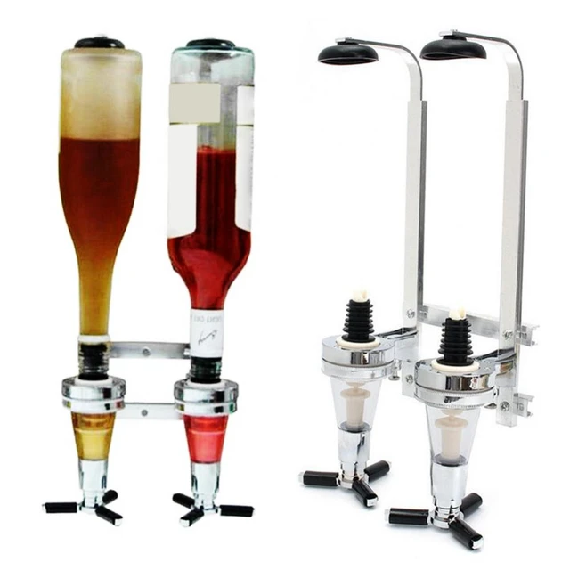 High-Quality Wall Mounted Liquor Dispenser Drinking 2 Head 30ml