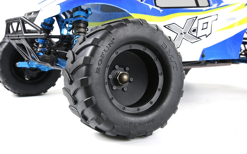200*120mm RC Car Tires With Wheel for 1/5 X-MAXX Big X tires