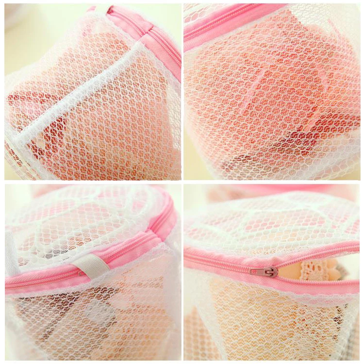 Lingerie Bra Underwear Laundry Washing Bags Net Mesh Clothes Sock Washing Organizer Zip Bags Hosiery Saver Bras Protector Pouch 3