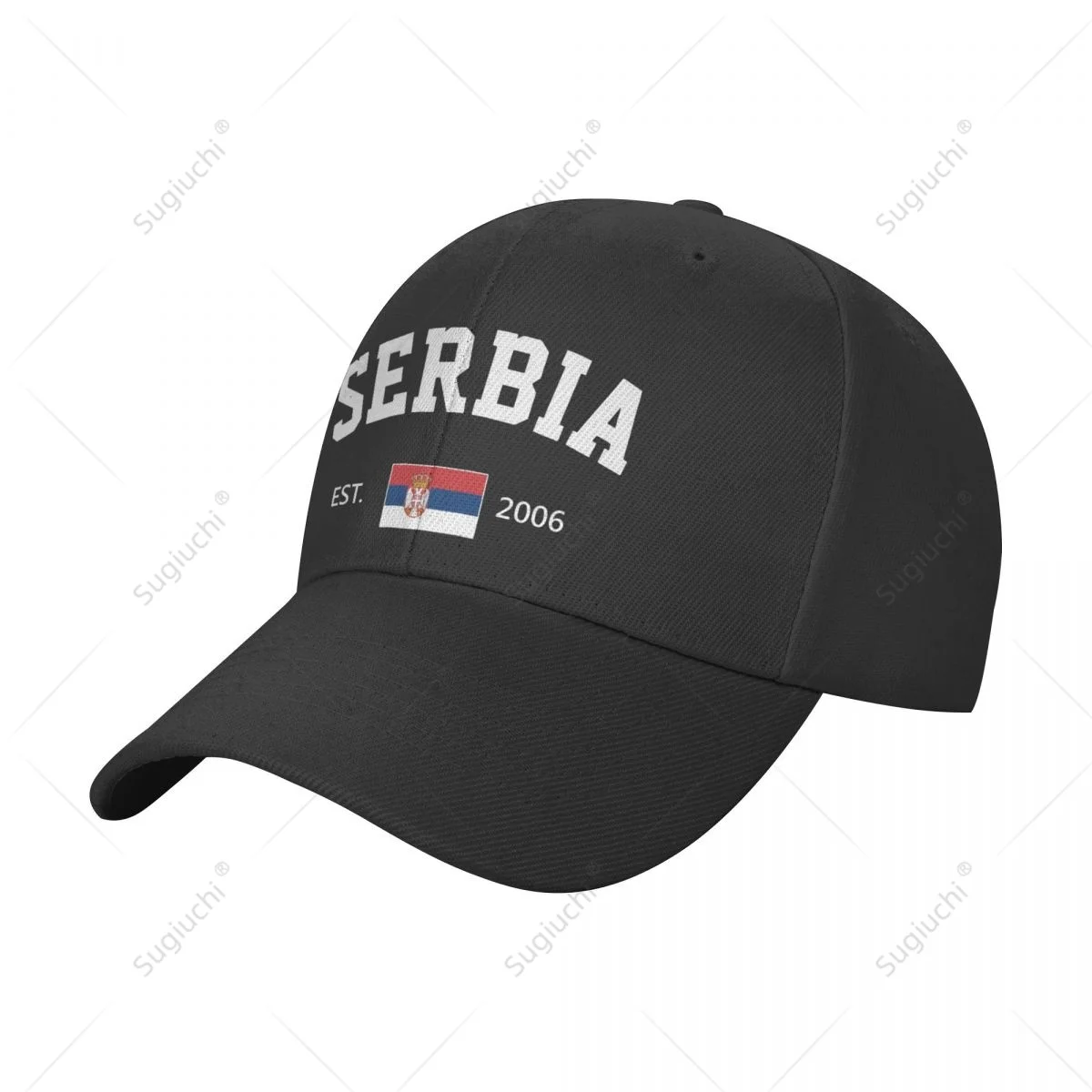 

Unisex Baseball Cap Serbia EST.2006 Independence Day Wild Sun Shade Peaked Adjustable Outdoor Caps for Men Women