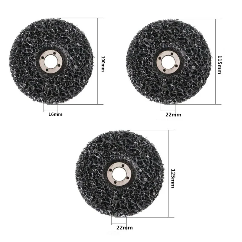 Coral Disc Strip Disc Grinder Strip Abrasive Wheel Paint Rust Removal Clean For Angle Grinder 1Pcs 100/115/125mm