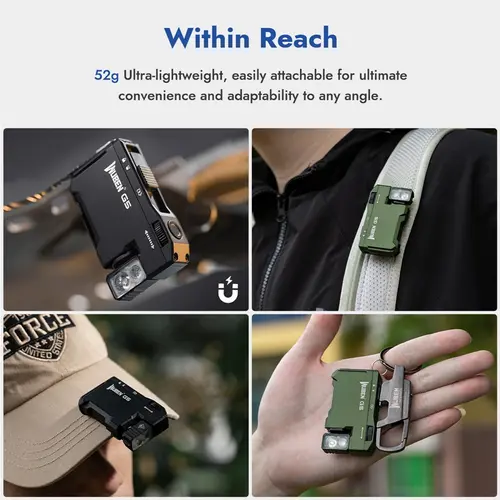 WUBEN G5 EDC Flashlight 400Lumens Portable Pocket Mini Light Waterproof Torch 180° Rotating Head With Magnetic Tail For Outdoor - Image 4
