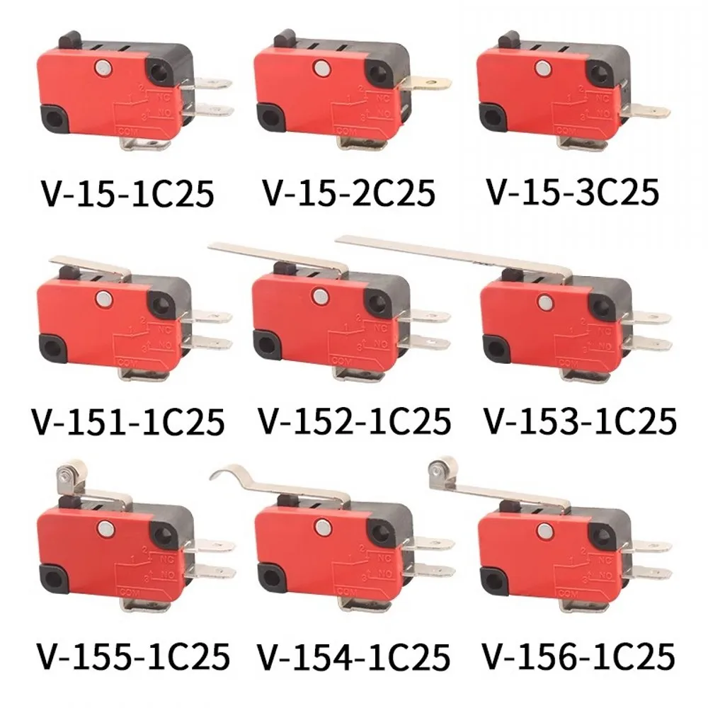 1no1nc lever roller v 15 v 152 v 153 v 154 v 155 15a 250v 50pcs 02
