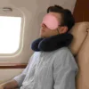 16 Pcs Disposable Eye Mask Masks Cotton for Sleeping Black Face Soft Polyester Men Blindfold Child Ear Buds 5