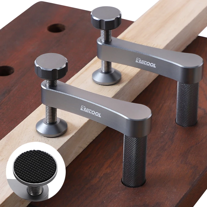 Morsetti Da Banco Per Legno - Set 2 Pezzi In Alluminio Regolabili Per Lavorazione Legno 20mm - Foto 11