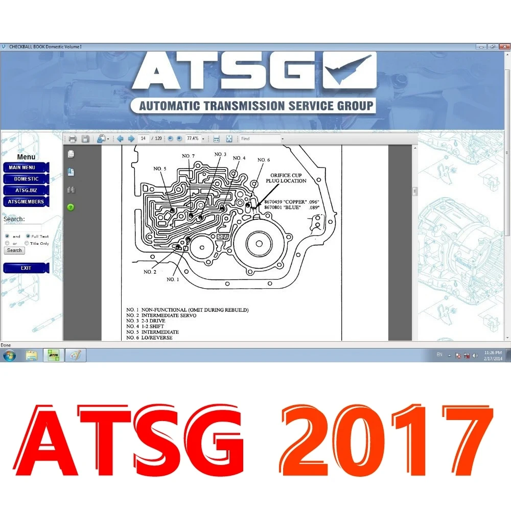

Лидер продаж 2022 года! ATSG 2017 Автоматическая передача, информация об обслуживании, ремонт автомобиля, программное обеспечение для ремонта, обнаружение сбоя