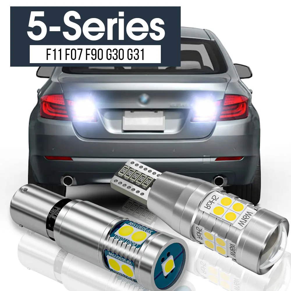 

2x LED Backup Light Reverse Lamp Blub Canbus Accessories For BMW 5 Series F11 F07 G30 F90 G31 2010 2011 2012 2013 2014 2015 2016