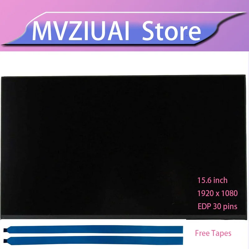 

15.6" Laptop LCD screen NV156FHM N4T NV156FHM-N4H fit N156HCA-E5A E5B NV156FHM N63 Display Panel Matrix FHD 1920x1080 30Pin eDP