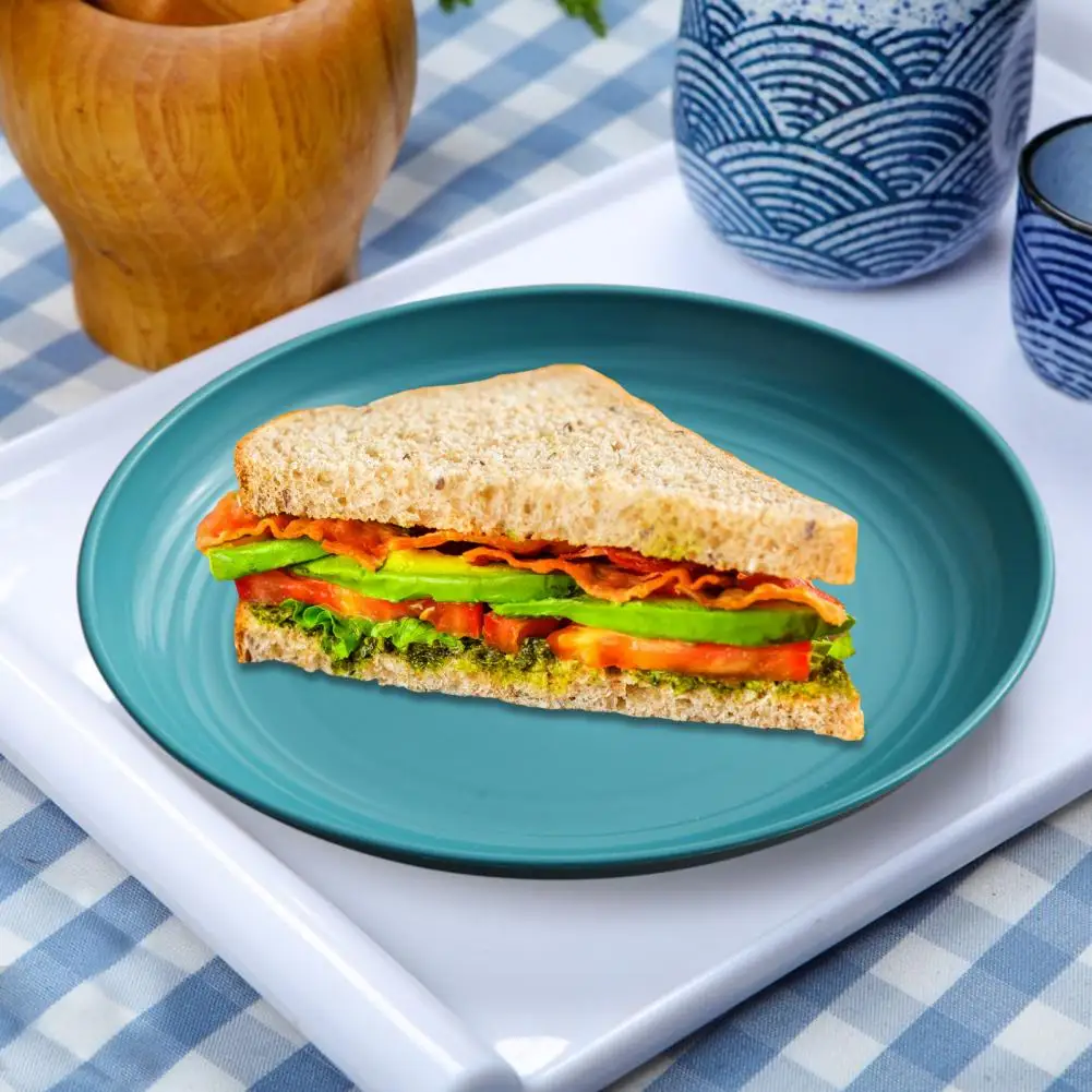 Dinner Plate Set Plastic Dinner Plate Versatile Bpa-free Round Plates Ideal for Serving Dumplings Vegetables Fruits