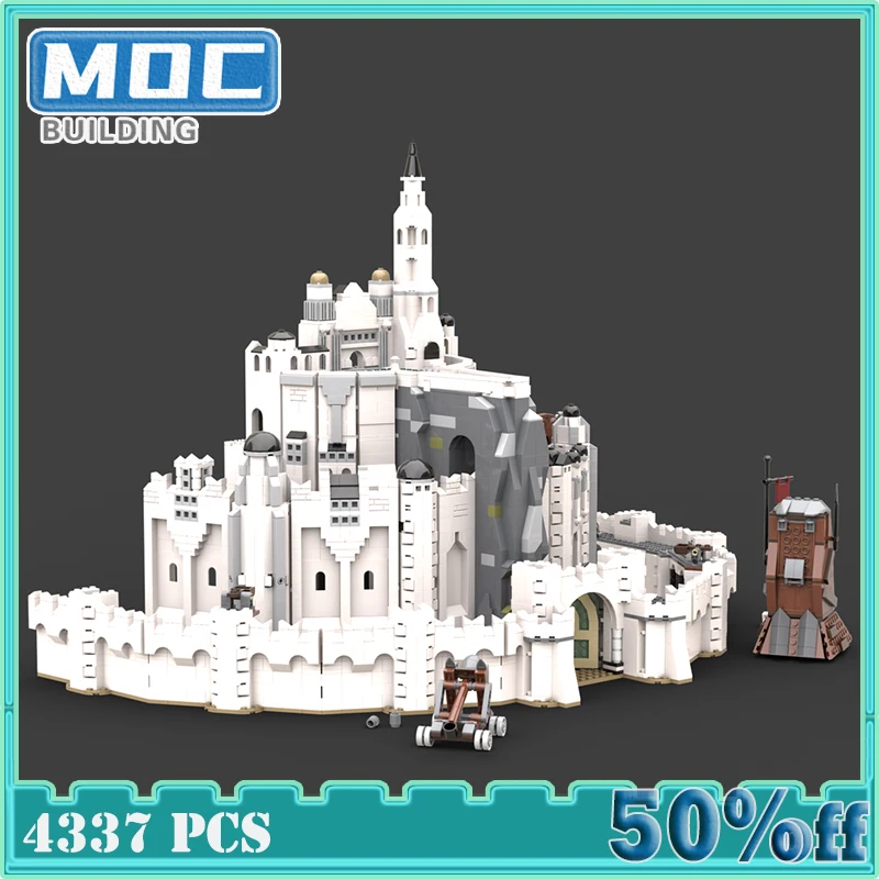 

Moc Creative Building Blocks The White City Movie Scene Architecture Bricks Ultimate Collection Collection DIY Kids Toy Gifts