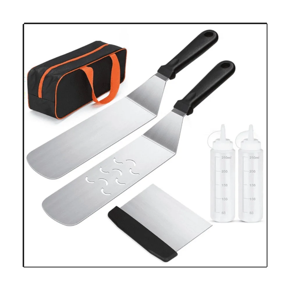 6pcs BBQ Tools Set Griddle Accessories Kit