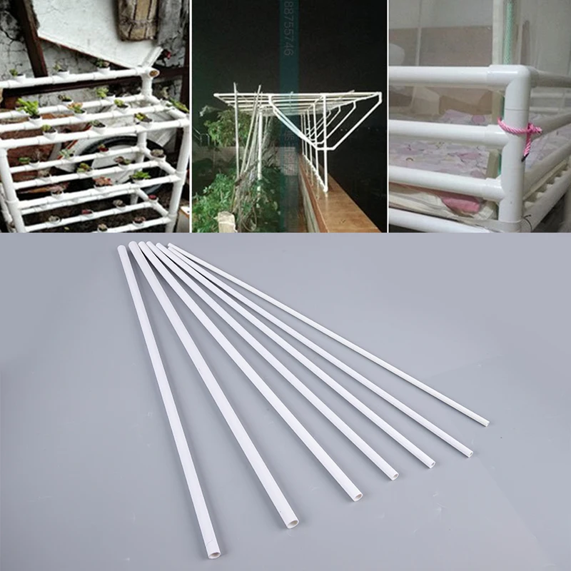 뜨거운 판매 1pc 50cm OD 6mm 14mm PVC 파이프 관개용 어항 수족관 배수관 물 튜브