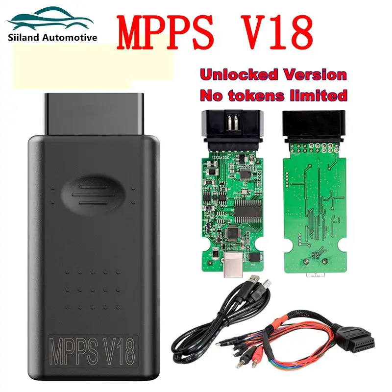 Best Mps V18 Unlock Version Life Time Use Mps Full Chip Con Breakout Tricore Cable Obd2 Ecu Programmer Chip Tuning Tool
