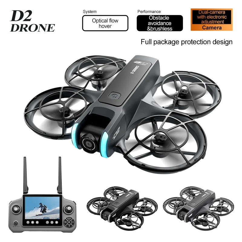 Drone DJI Mini 4K avec Caméra HD - Version Standard ou Améliorée en vol au-dessus d'un paysage verdoyant