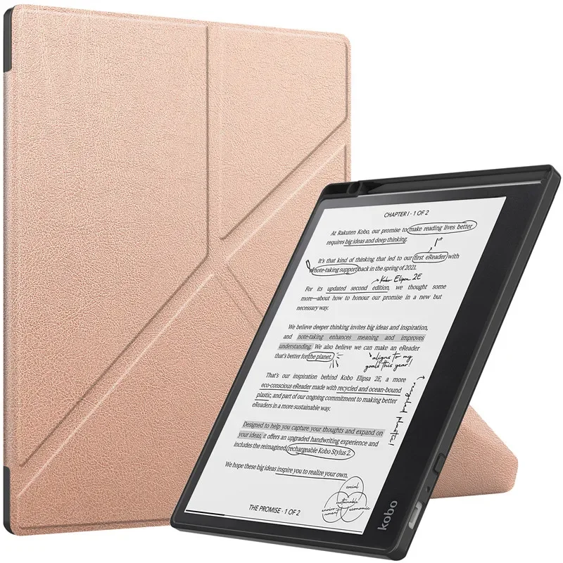 Smart eBook Case with Pencil Holder and Multi-Folding Stand
