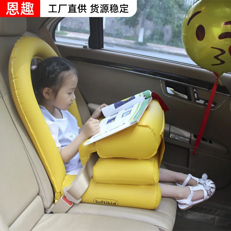 

Car Inflatable Child Safety Seat Portable Infant Safety Cushion Foldable Universal Car Inflatable Seat Cushion