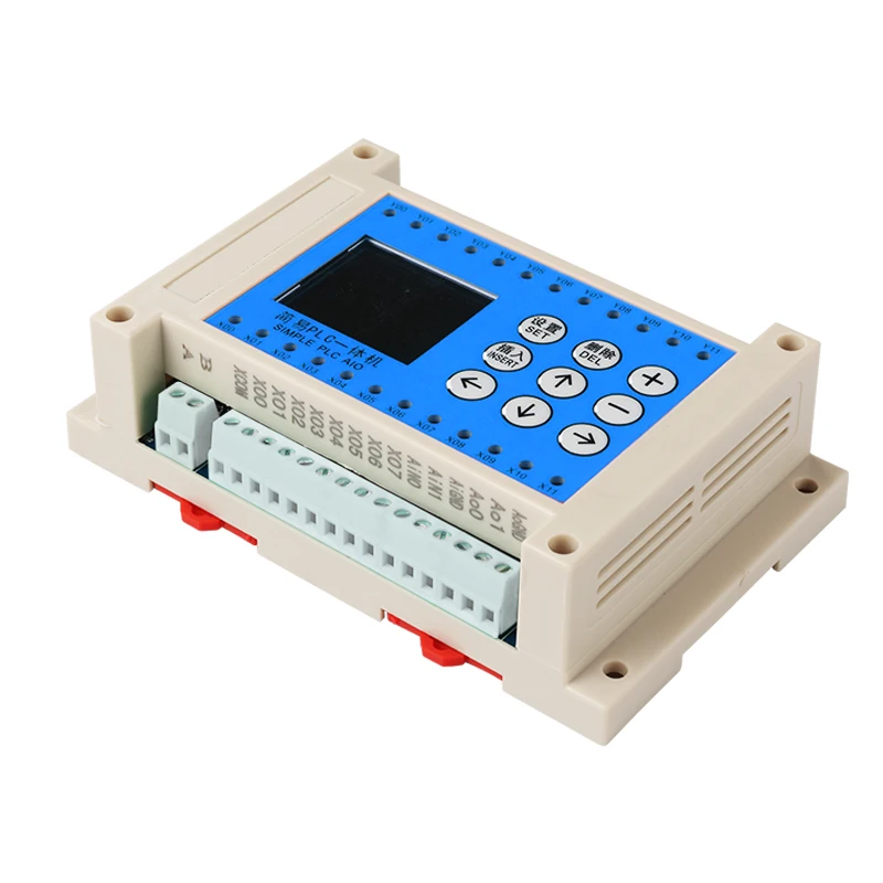 

Контроллер PLC с 8 входами и 8 выходами, с 2-канальными аналоговыми выходами 0-10 В, 0-20 мА, PLC для инвертора