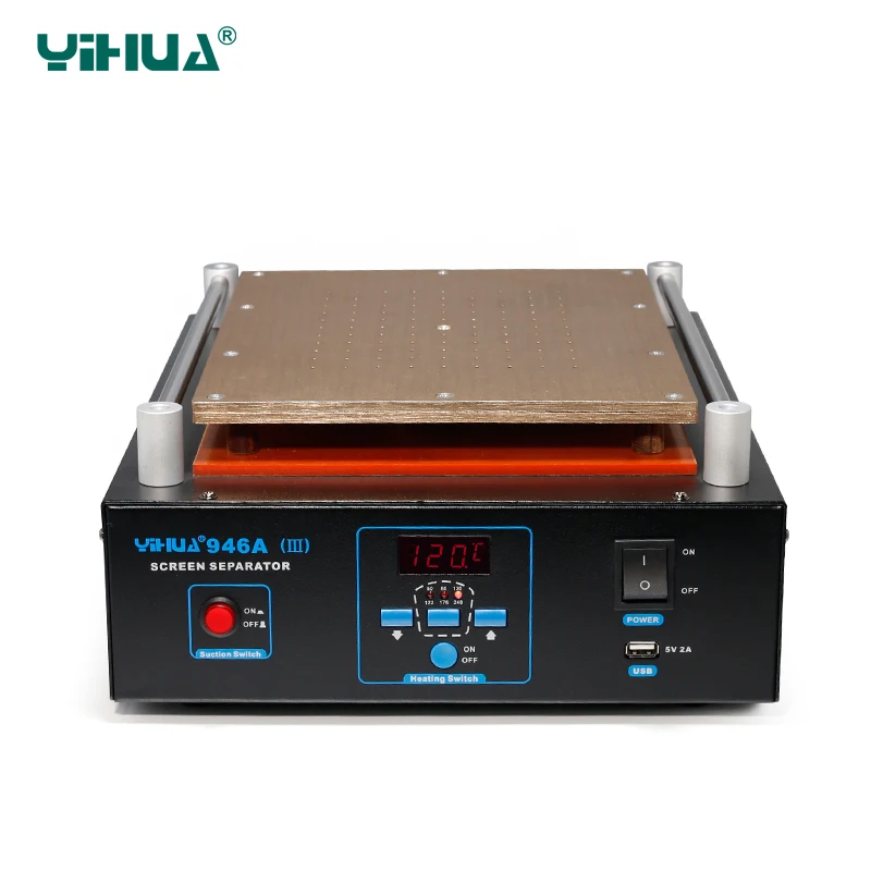 

Preheat Station PC Separator Screen Machine For Cellphone Repair Tool BGA Soldering Station With USB Charge YIHUA 946A-III