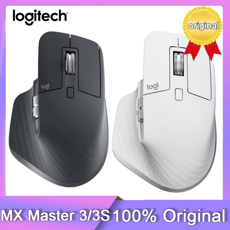 100% New Logitech Mx Master 2s Wireless Office Mouse Hyper-fast Scrolling  Ergonomic Shape Rechargeable Control Upto 3 Computers - Mouse - AliExpress