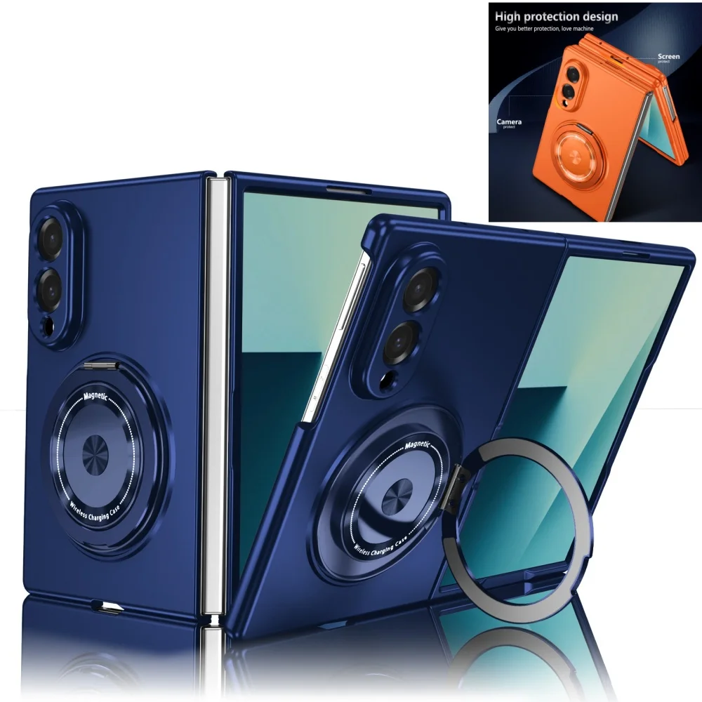 Sleek Aluminum Alloy Phone Case With 360° Rotatable Magnetic Stand
