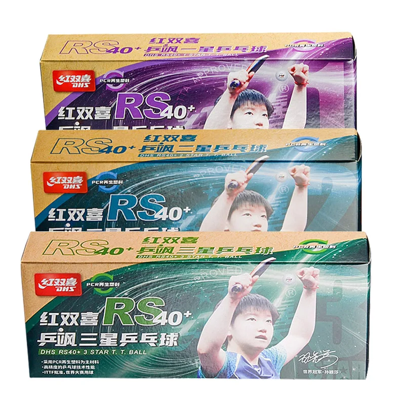 DHS RS40 Table Tennis Balls PCR Recycled Plastics 3 Stars ITTF dhs-rs40-table-tennis-balls-pcr-recycled-plastics-3-stars-ittf