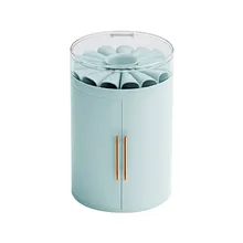 

Dresser Simple 4 Drawers Storage Container For Girl Jewelry Box Gift Home With Lid Multifunctional Bedroom Double Open