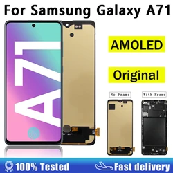 Écran tactile LCD AMOLED de remplacement, 6.7 pouces, pour Samsung Galaxy A71 A715 A715F A715ineau