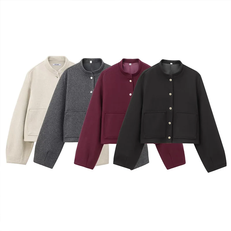 2025 Chic Casual Bomber Jackets For Women Long Sleeve Oversized Autumn Jacket Coats Fashion Streetwear New Outerwear ﻿