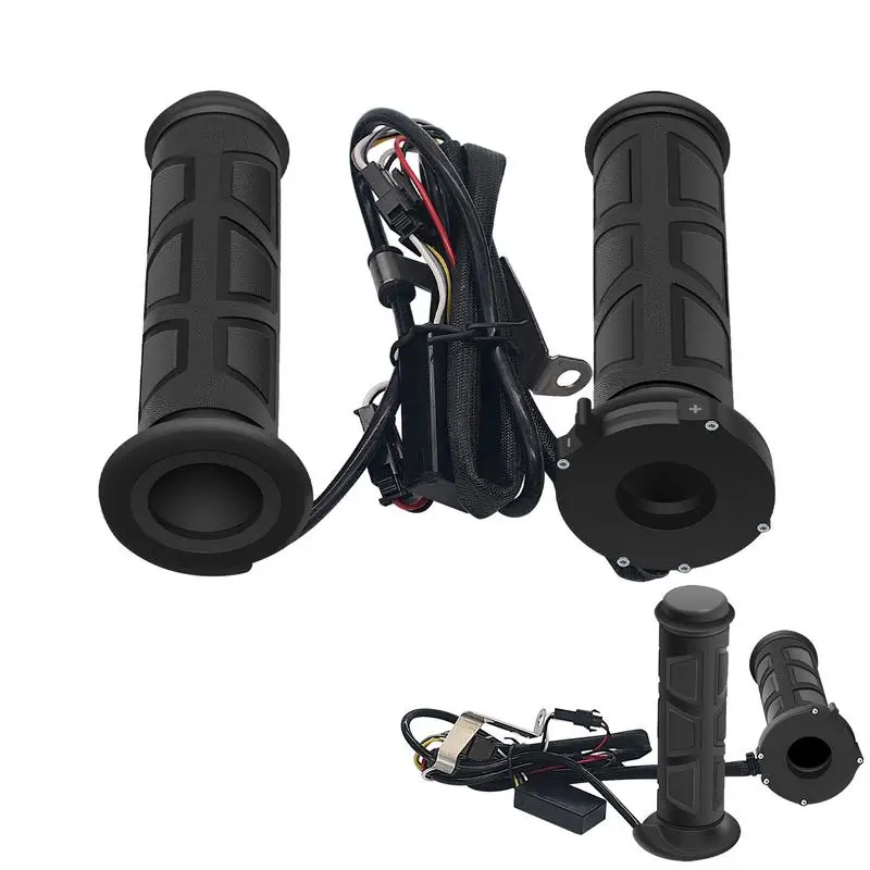

Electric Heated Handlebar Universal Heated Motorcycle Grips Motorbike Hand Warmer Handlebar Grips Motorcycle Accessories