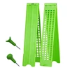 DXAB Plastic Braille Braille Pen Set, 4 Lines 28 Cells Braille and Pen Writing Set for Blind Children, 4