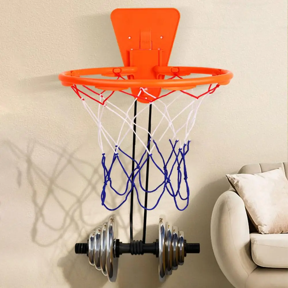 30/34cm Indoor Basketball Hoop Over The Door Mini Basketball Hoop Indoor Sports Accessory For Home Kids Bouncing Mute Silent