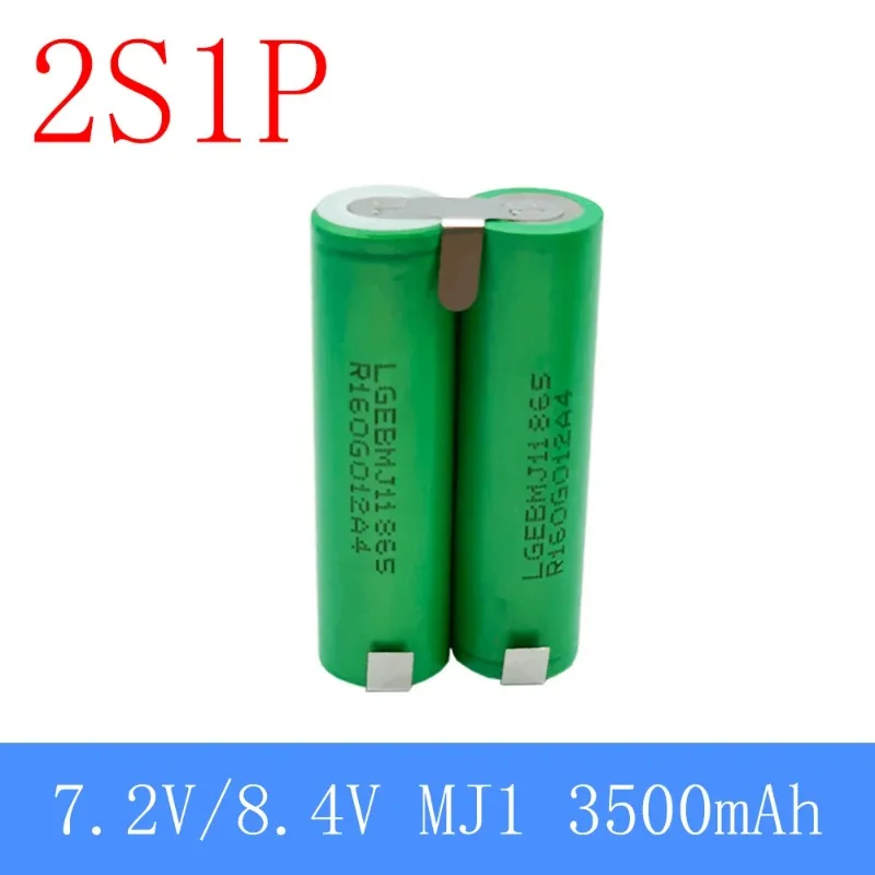 

2s1p 1s3p 3s2p 4s2p 5s2p 8.4v 3.7V 10.8V 16.8v 18V MJ1 Battery Pack 18650 3500 MAh Battery for 18V Screwdriver Battery