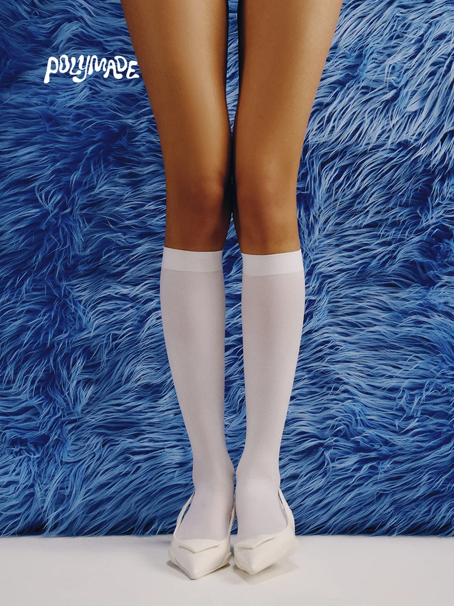 

Polymade [Hikari] Stove Pipe JK Socks Pressure Stove Pipe Socks Medium Tube Socks College Style INS Trendy Calf Socks