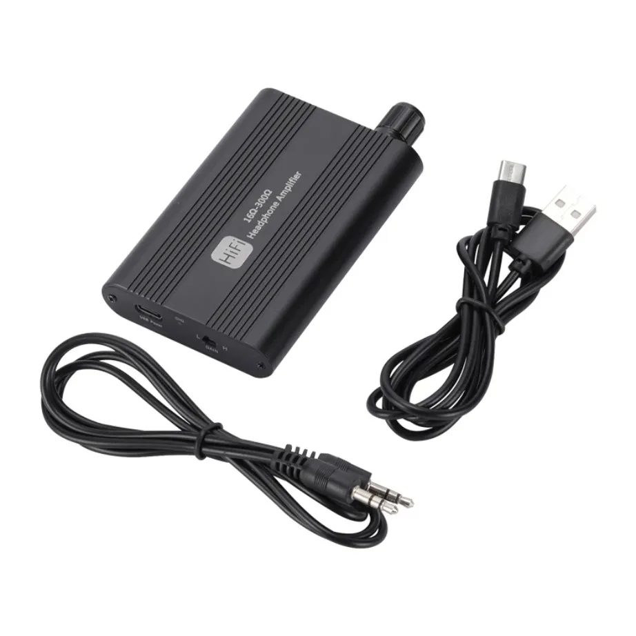 16-300 ohm HiFi Headphone Earphone Amplifier 3.5mm Jack Aux Portable Adjustable Audio Amp Mobile Phone Music Player headphone amplifier