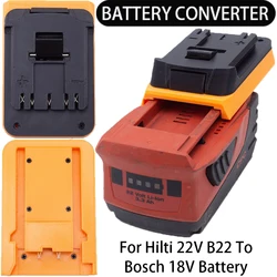 Battery Converter for Bosch 18V Li-ion Tools to Hilti 22V B22 Li-Ion Battery Adapter Power Tools Accessories Tool electric drill