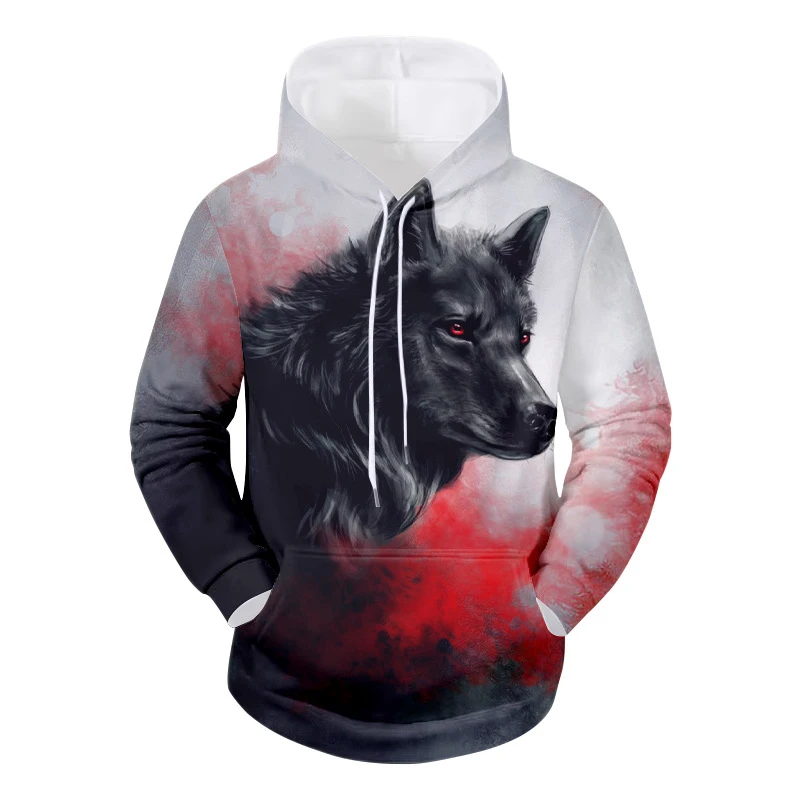 Wolf Fashion Style 3D Printed Hoodies Unisex Pullovers Hoodie Casual Sweatshirts