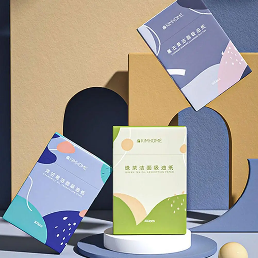 300 Sheets/pack Facial Oil Blotting Sheets Paper Cleansing Paper Absorbent Makeup Oil Beauty Face Control Tools U8J2 E1C5