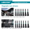 Libraton 31PCS Magnetic Nut Driver Set Metric & SAE, Impact Drill Driver Bit Set 1/4", Screwdriver Bits, Impact Socket Adapters 3