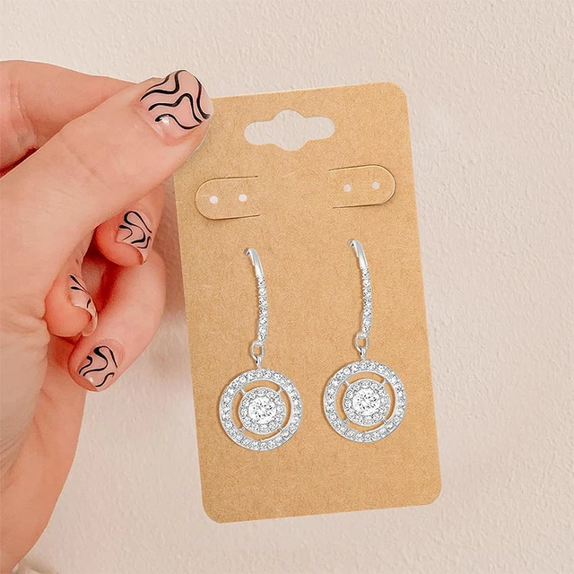 Earring Display Card 50 Pcs  Earring Display Paper Cards