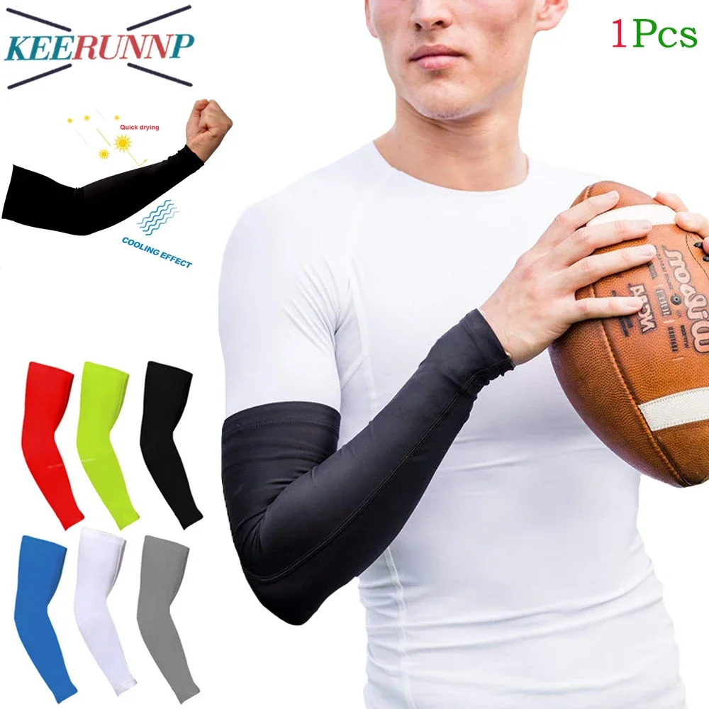 Manga Compressão Esportiva - UV Support Cotovelo Bíceps